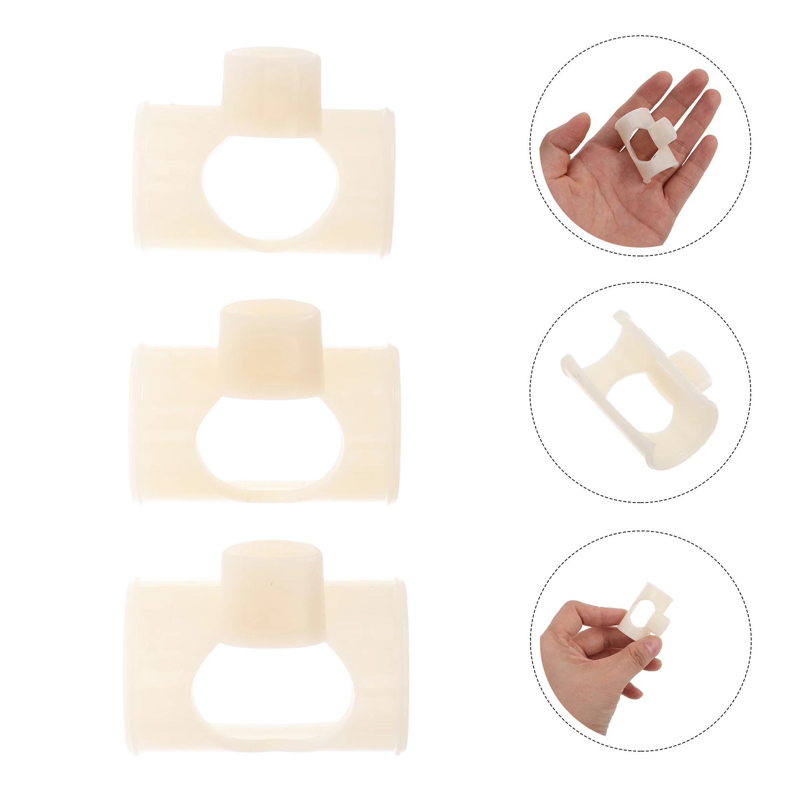 

3Pcs Flute Wind Practice Nozzle for Chinese Bamboo Flute C F Tones Beginner Blow Aid Training Tool Replacement Parts