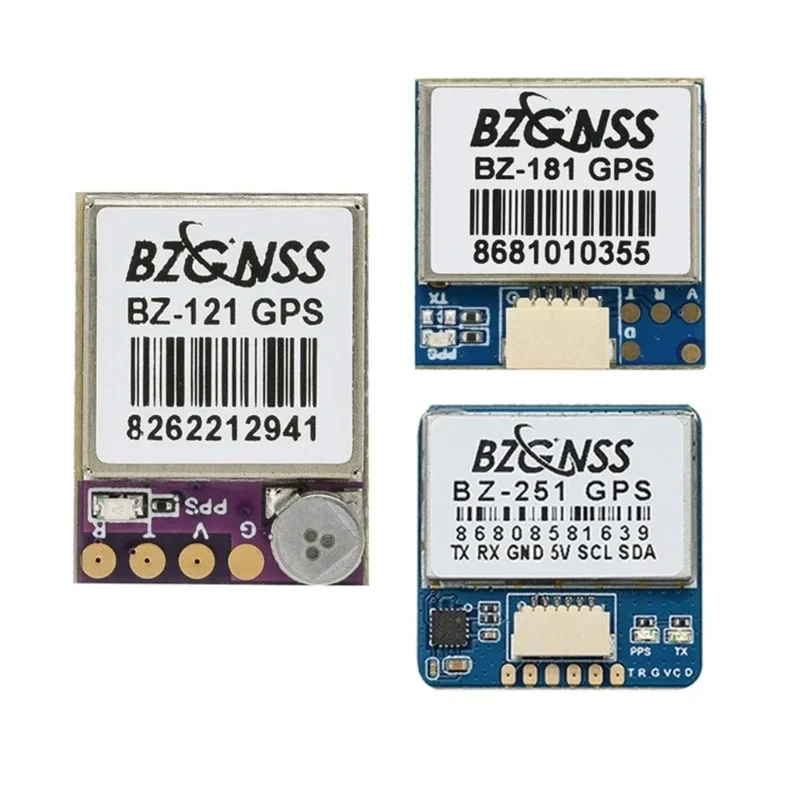 BZGNSS BZ-251 BZ-181 BZ-121 GPS Module Dual Protocol FPV Return Hover F7 F4 Flight Control Fixed Wing Return Rescue Drone Parts