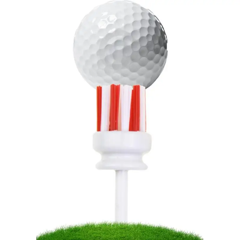 Tall Golf Tees Golfing Tee Golf Tee Brush Golf Ball Studs Driver Tees Low Resistant Friction Unbreakable Golf Accessories