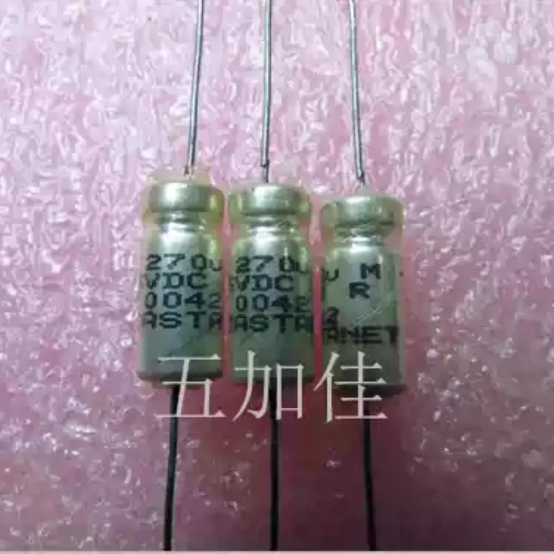 

M39006 15V270uf 7 * 16 axial silver tantalum capacitor from the United States