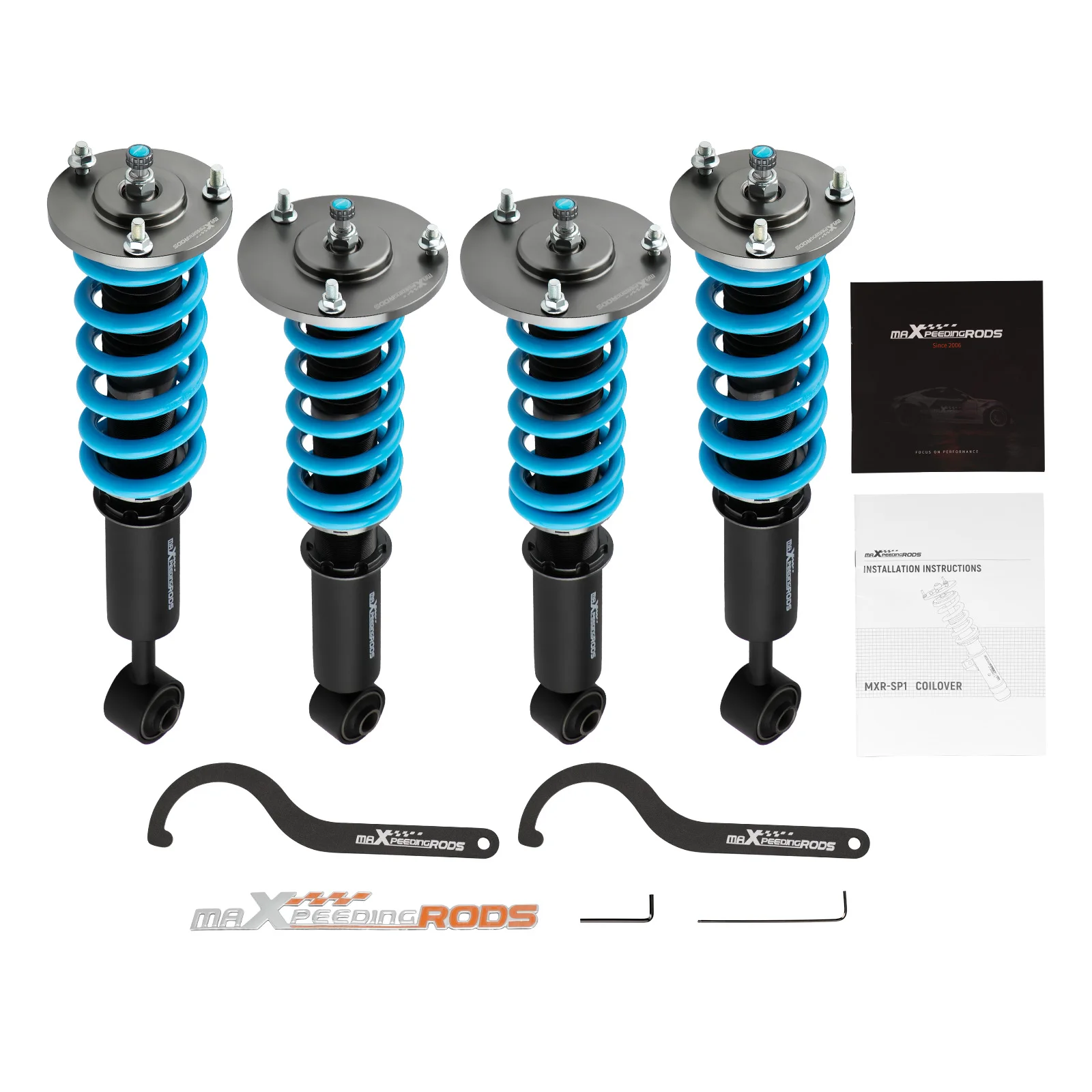 

MaXpeedingrods Air to Coil Spring Struts Coilovers Conversion Kit for Ford Expedition Lincoln Navigator 2003-2006