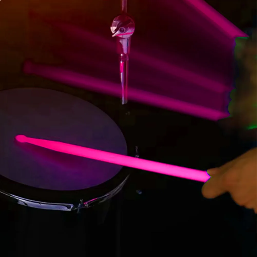 Stage Drumsticks Luminous Drumstick Live Shows Exquisite Workmanship Eye-catching Visual Effect For Drum Players