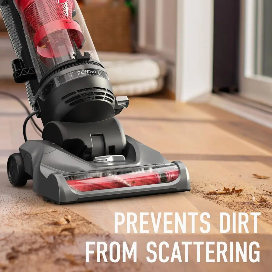 مكنسة كهربائية بدون أكياس تستقيم للحيوانات الأليفة من الترجيع للسجاد والأرضيات الصلبة، وترجيع الحبل الأوتوماتيكي، ومكنسة سلكية لتنظيف الأرضيات فوق الأرضية