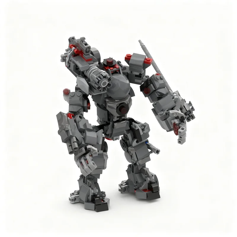 415 Piezas MOC Superhéroes Marvelled Ultimate War Maschine Buster Mech, Bloques de Construcción de Modelos, Juguete de Arquitectura, Regalo de Navidad