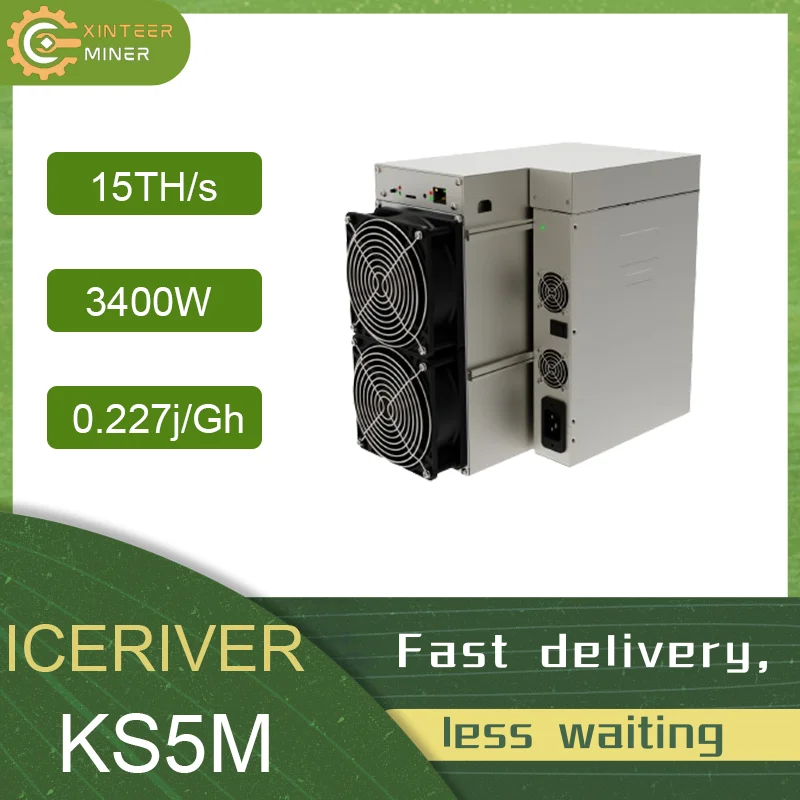 New IceRiver KS0 Ultra /KS5L / KS5M KAS Miner Kaspa Mining Machine Free Shipping with PSU