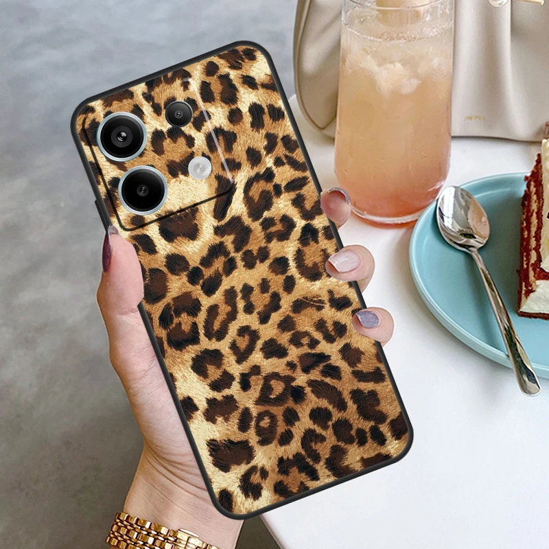 Leopard Print Panther Funda For Xiaomi Redmi Note 12 11 10 9 8 13 Pro Plus 12S 11S 10S 9S 10A 9C 10C 12C 13C Case