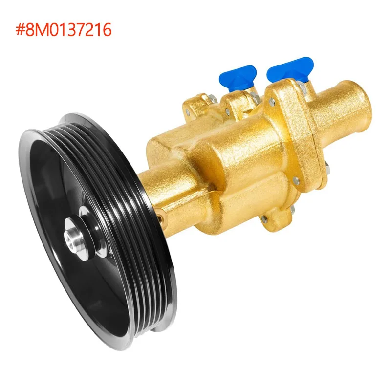 8M0139995 Brass Raw Sea Water Pump Kit For Mercury Mercruiser Quicksilver 4.3, 5.0, 5.7, 6.2 Replace#8M0137216, 46-862914T10