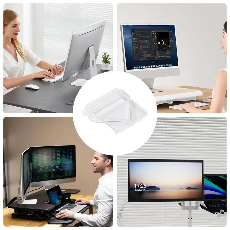 TV Top Shelf Adjustable Computer Screen Mount Router Storage Rack For Cable Box Media Box Router Remote Control Small Speaker