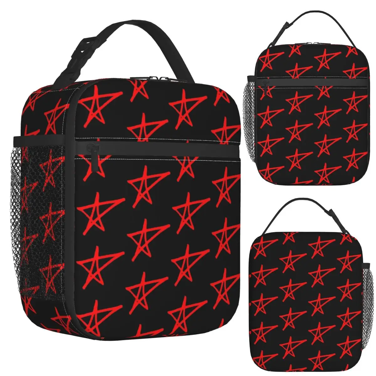

Avril Lavigne Star Insulated Lunch Bag for Women Bento Storage Food Boxes Leakproof Container Cooler Thermal Lunch Box Tote