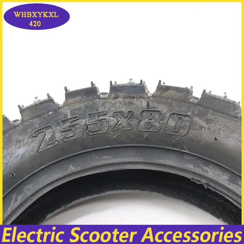 10x3 Inch Cross Country Anti Skid Pedal Scooter Tire Winter Snow Outer Tyre 255x80 for Speedual Grace 10 Zero 10inch scooter