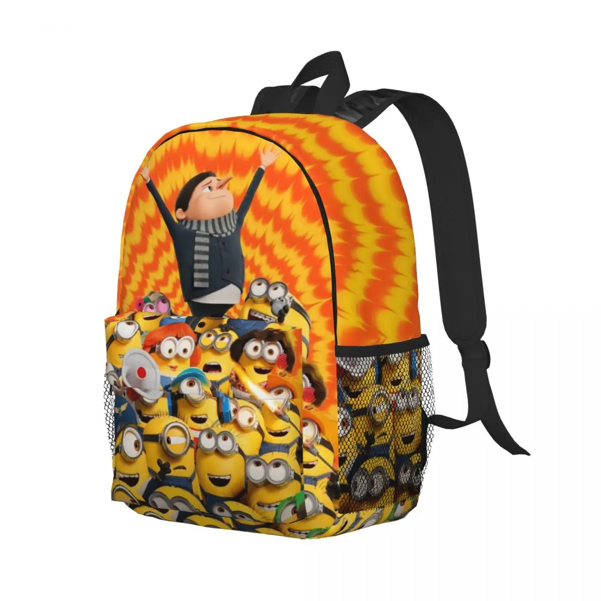 M-Minions Nieuwe Mode Hoge Capaciteit Waterdichte College Rugzak Trendy Laptop Reisboekentas 15Inch