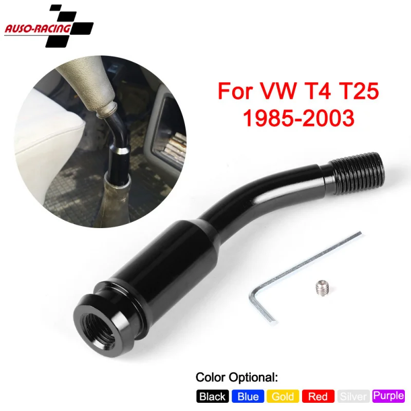 

Car Modification Gear Shift Lever Extension Rod5Inch Curved Aluminum Lengthened Gear Adaptervw T4 T3 T25