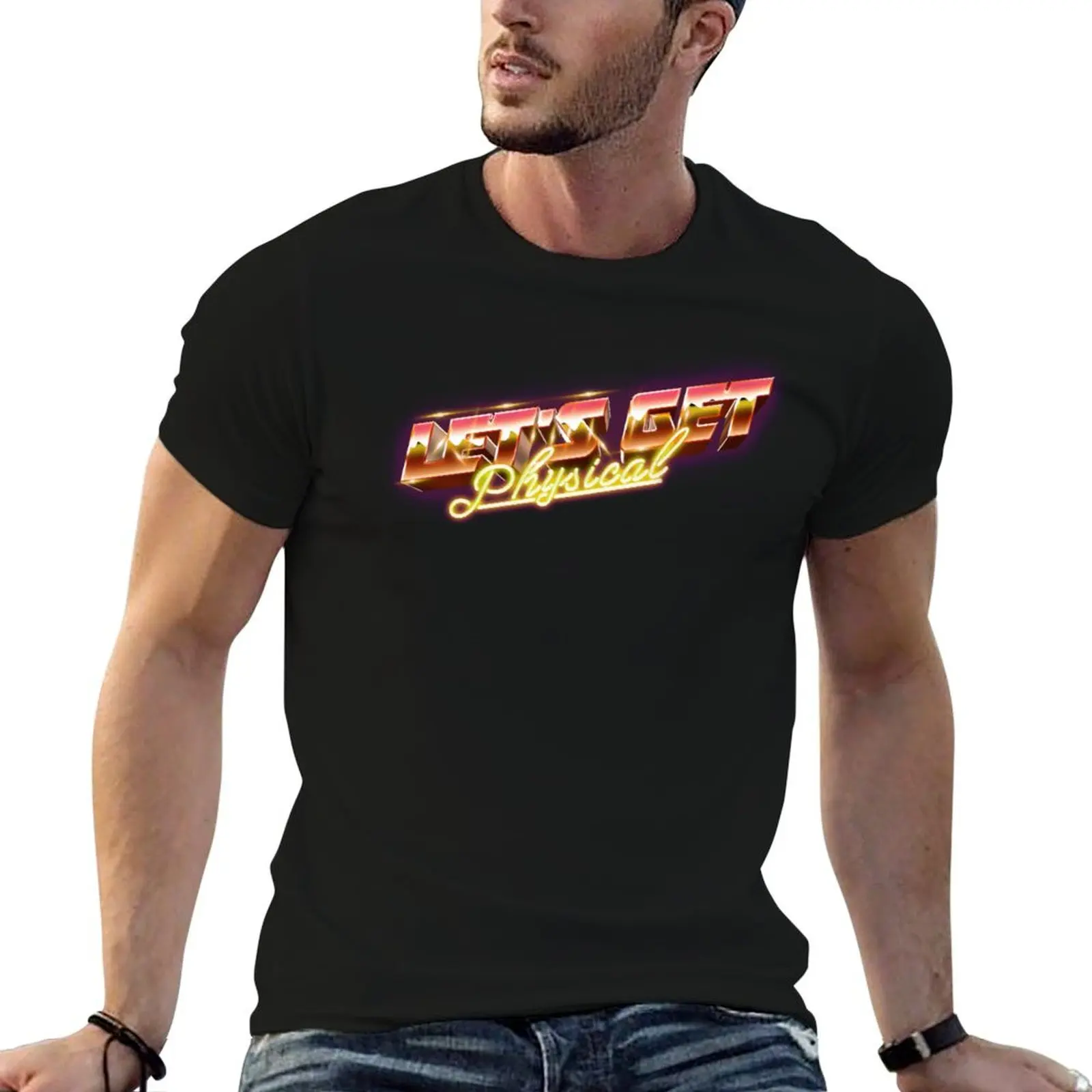 

Physical Neon T-Shirt cotton t shirt pack funny t shirts cotton essential t shirt T-Shirt