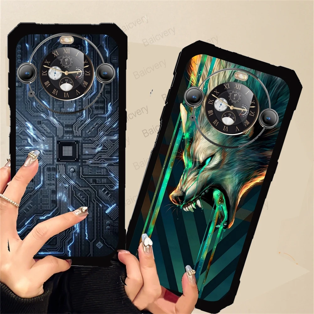 Case For Blackview BL9000 5G Phone Case Cover Protective Bumper Shells TPU Silicone Fundas Wolf Cat Patterns