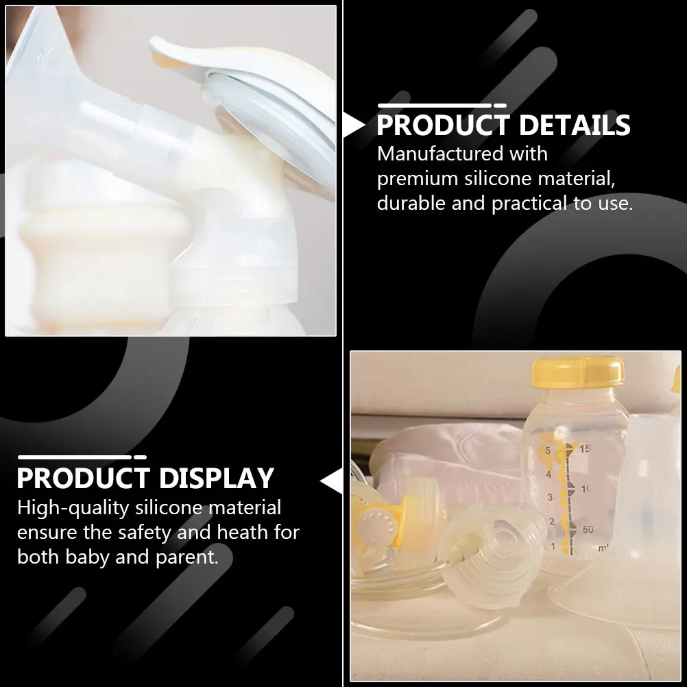 8 pcs Anti-reflux Duckbill Valve Breast Pump Accessories Durable Silicone Safe Baby Parent Manual Pump Replacement Parts