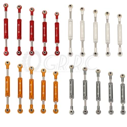 1PC Adjustable 75-100mm Steering Link Rod Panhard Bar Servo Linkage for 1/10 RC Crawler Axial SCX10 90046 Tamiya CC02 HSP TRX4