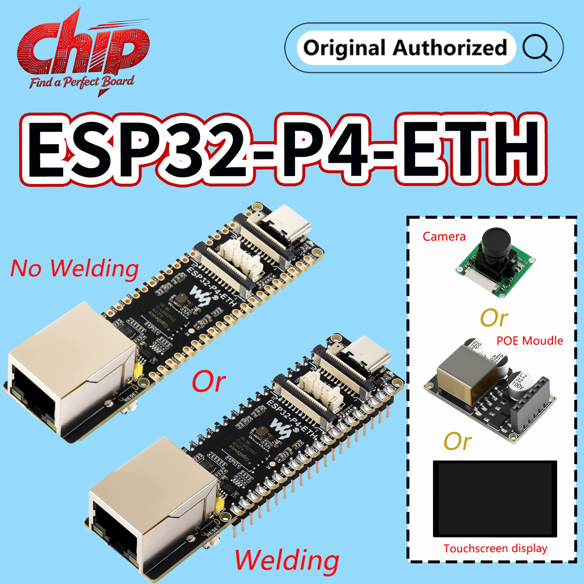 ESP32-P4-ETH High-Performance Development Board, Based On ESP32-P4, With 100 Mbps DSI/RJ45 Ethernet Port XiaoZhi AI deepseek