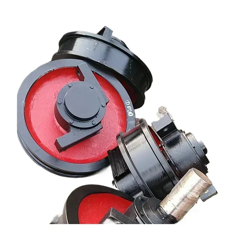 Crane wheel LD wheel set Spot diameter 400 single corner box wheel, double beam wheel set