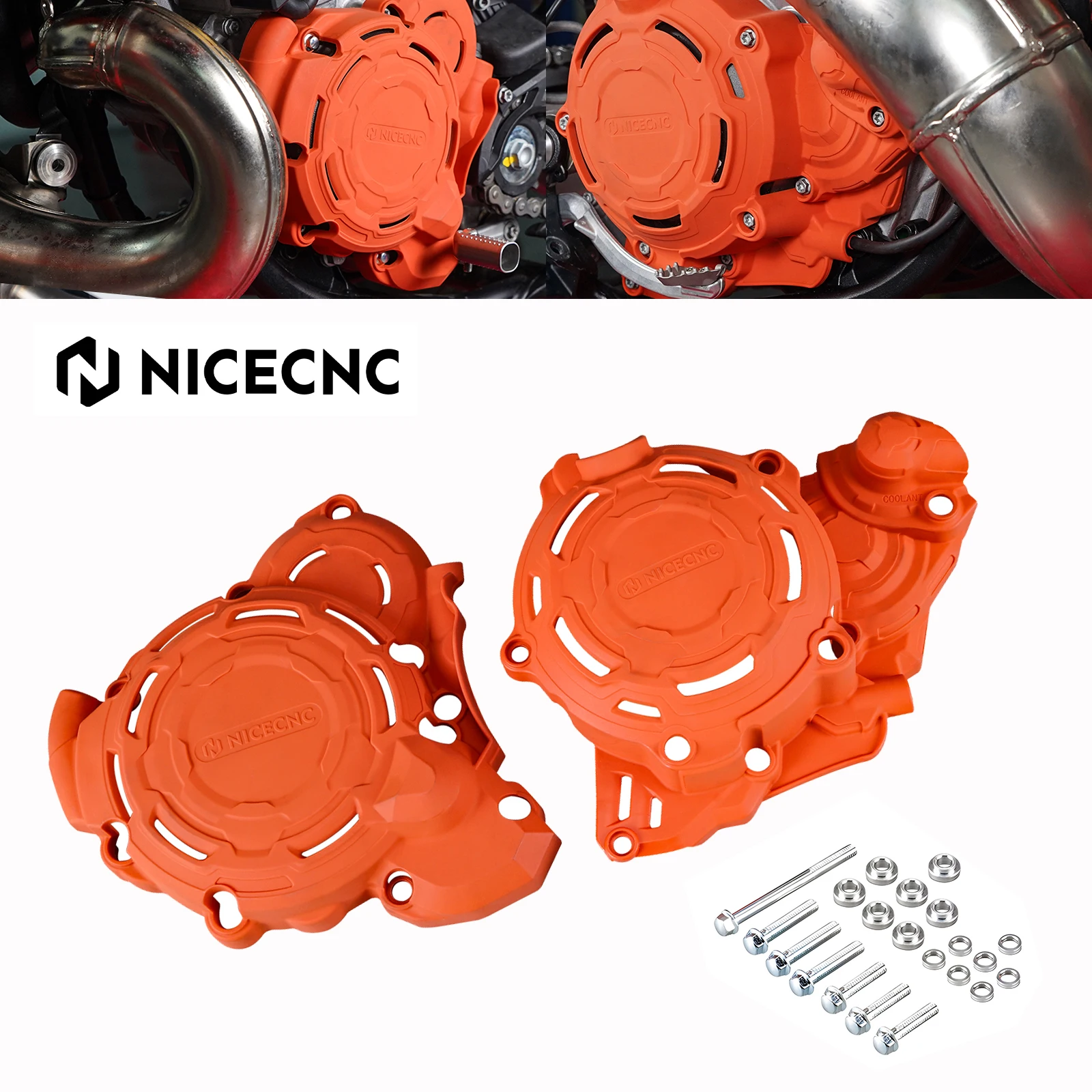 

For KTM EXC 300 2024 Crankcase Ignition Clutch Cover Kit EXC XCW 250 300 For Husqvarna TE300 TE250 NICECNC Motorcycle Accessorie