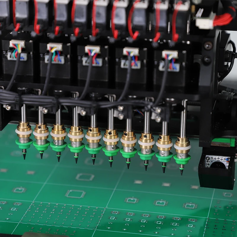 Electronic Production Machinery Pcb Assemble Automatic Pick And Place Pcb Making Machine for 0201 0402 0603 0805 1206