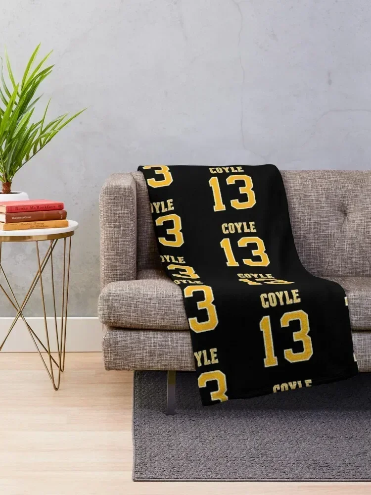 Charlie Coyle Black Throw Blanket Furry manga Blankets