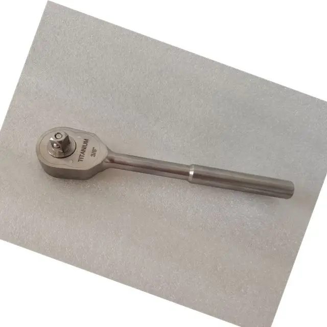 Niet-magnetisch titanium gereedschap 1/4" ratelsleutel