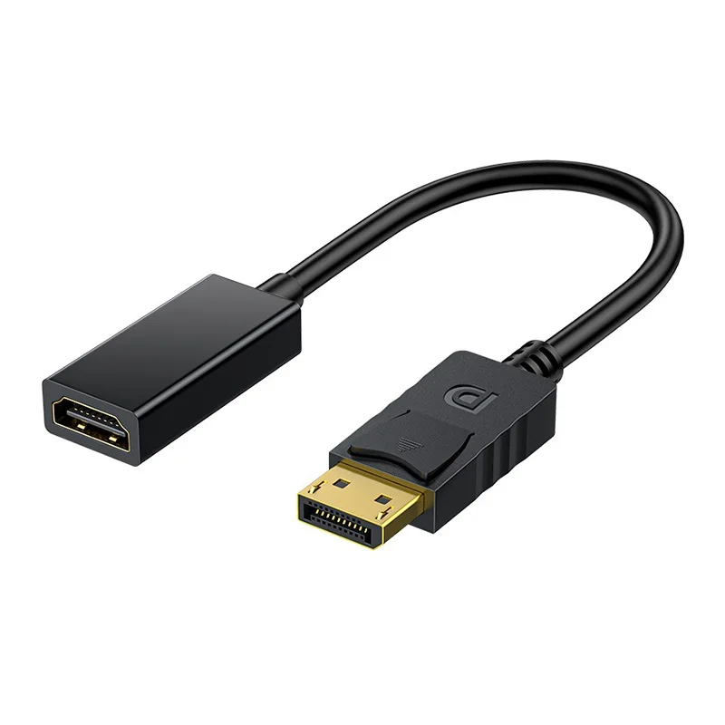 DP to HDMI-compatible Cable Adapter Male To Female For HP/DELL Laptop PC Display Port to 1080P HDMI-compatible Cord Converter