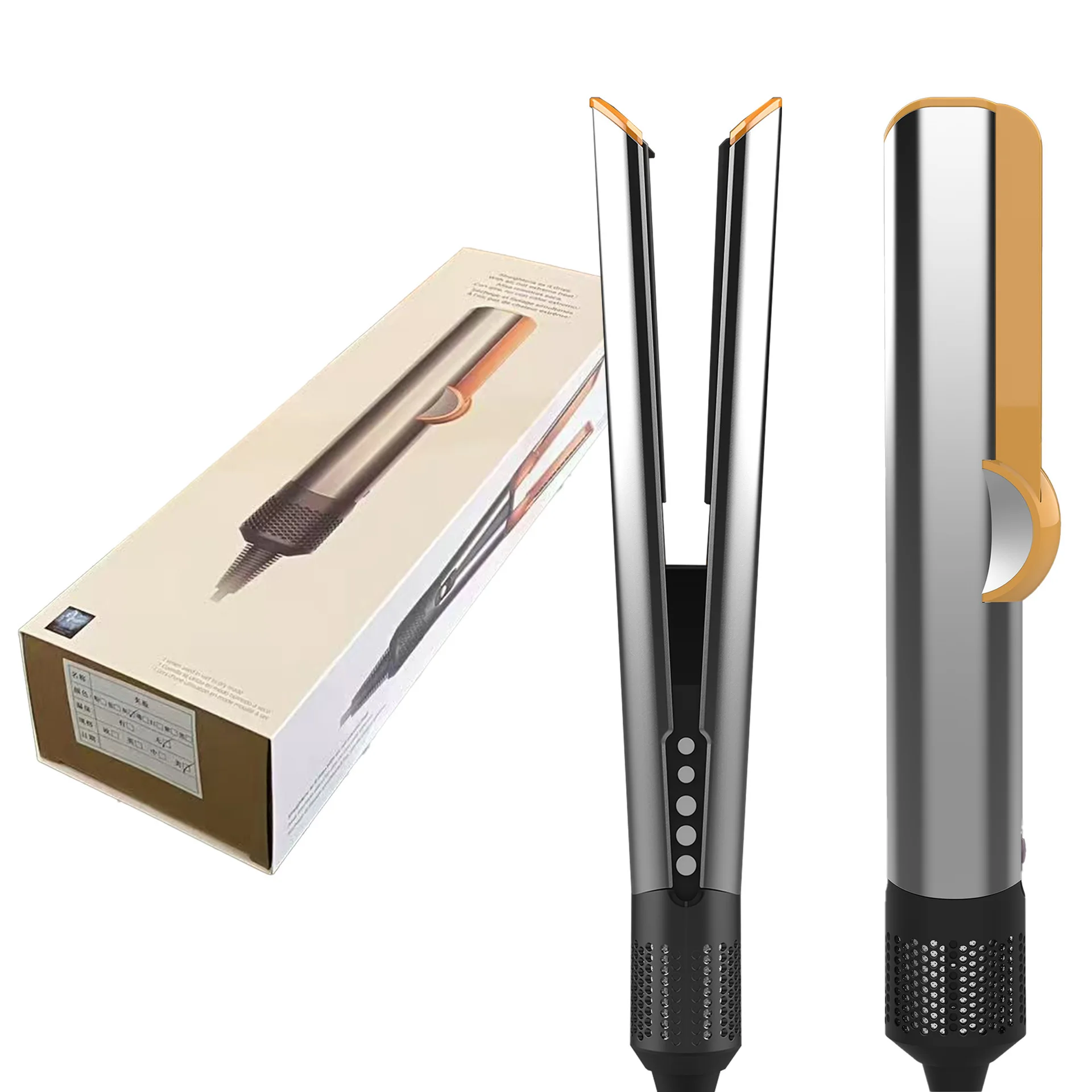 Two-in-One Hair Dryer Straightener Titanium Tourmaline Coating Wet/Dry Dual-Use Gentle Hair Gift Box Packaging 3 view 5