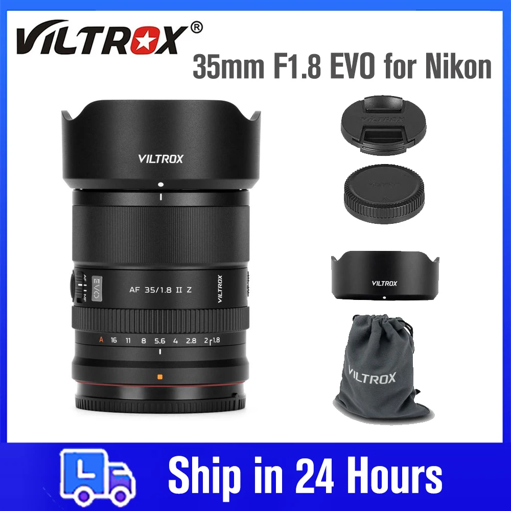 

Полнокадровый объектив Viltrox 35mm F1.8N EVO AF с большой апертурой и автофокусом для камер Nikon Z-Mount Z5 Z6 II Z7 II Z9 Z8 Z6II Z7II