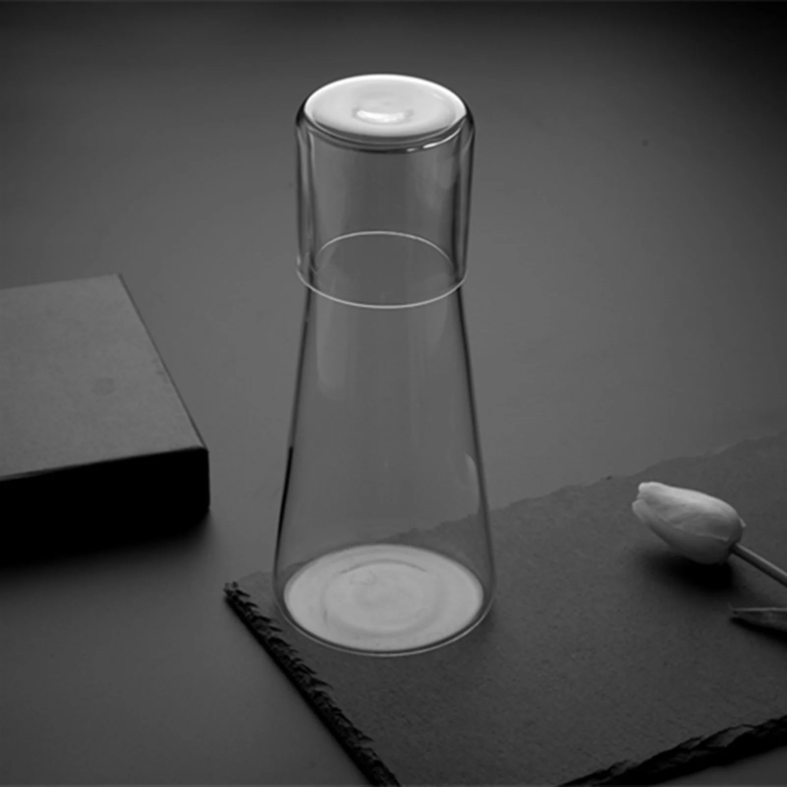 

Набор стеклянных бутылок для воды, контейнер для воды, стеклянный графин для воды, бутылка со стеклянной чашкой, питьевой кувшин для чая с молоком, напитком