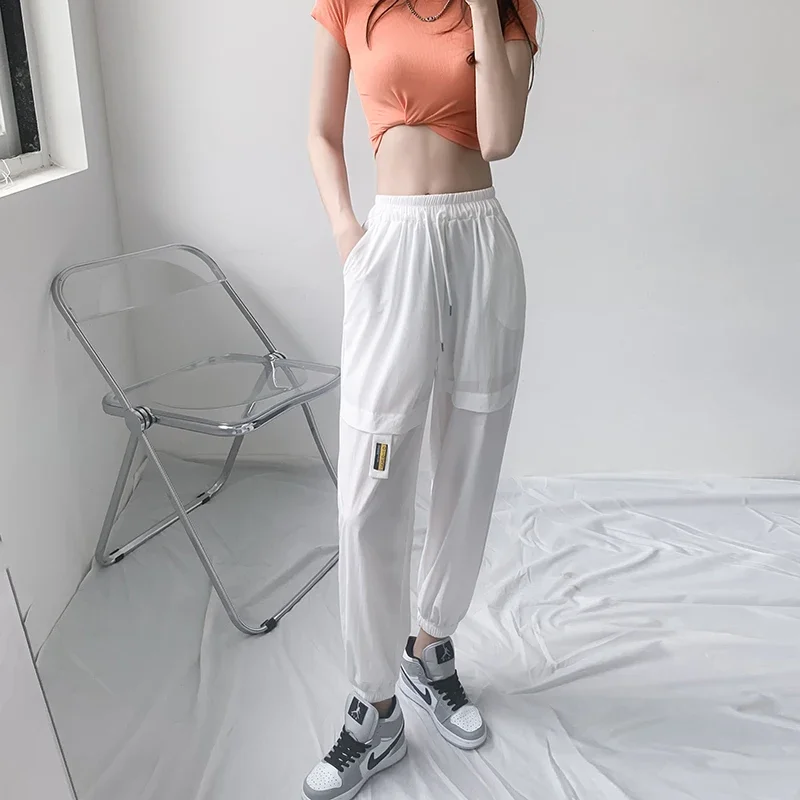 

Ladies Fashion Casual Cargo Pants Women Clothes Girls Sweatpants Female Popular Joggers Clothing Broken Code Clearance