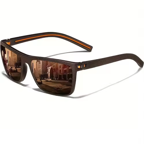 Square Polarized Sunglasses for Men and Women Lightweight Frame Sun Glasses - Image 10
