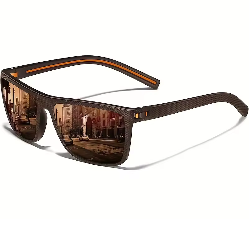 Square Polarized Sunglasses for Men and Women Lightweight Frame Sun Glasses - Image 10