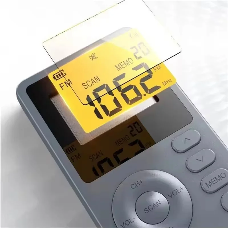 REPLA-FM/AM Mini équipement de diffusion Radio lecteur numérique petit casque stéréo de poche Style Radio Fm multibande