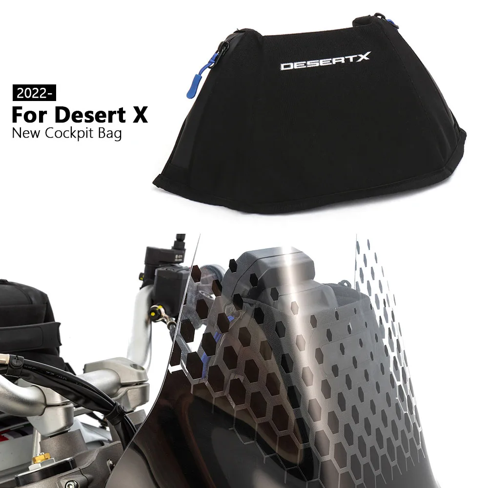 

New Storage Bag Fairing Bags Windshield Instrument Package Cockpit bag For Ducati DesertX DESERT X Desert X 2022 2023 2024