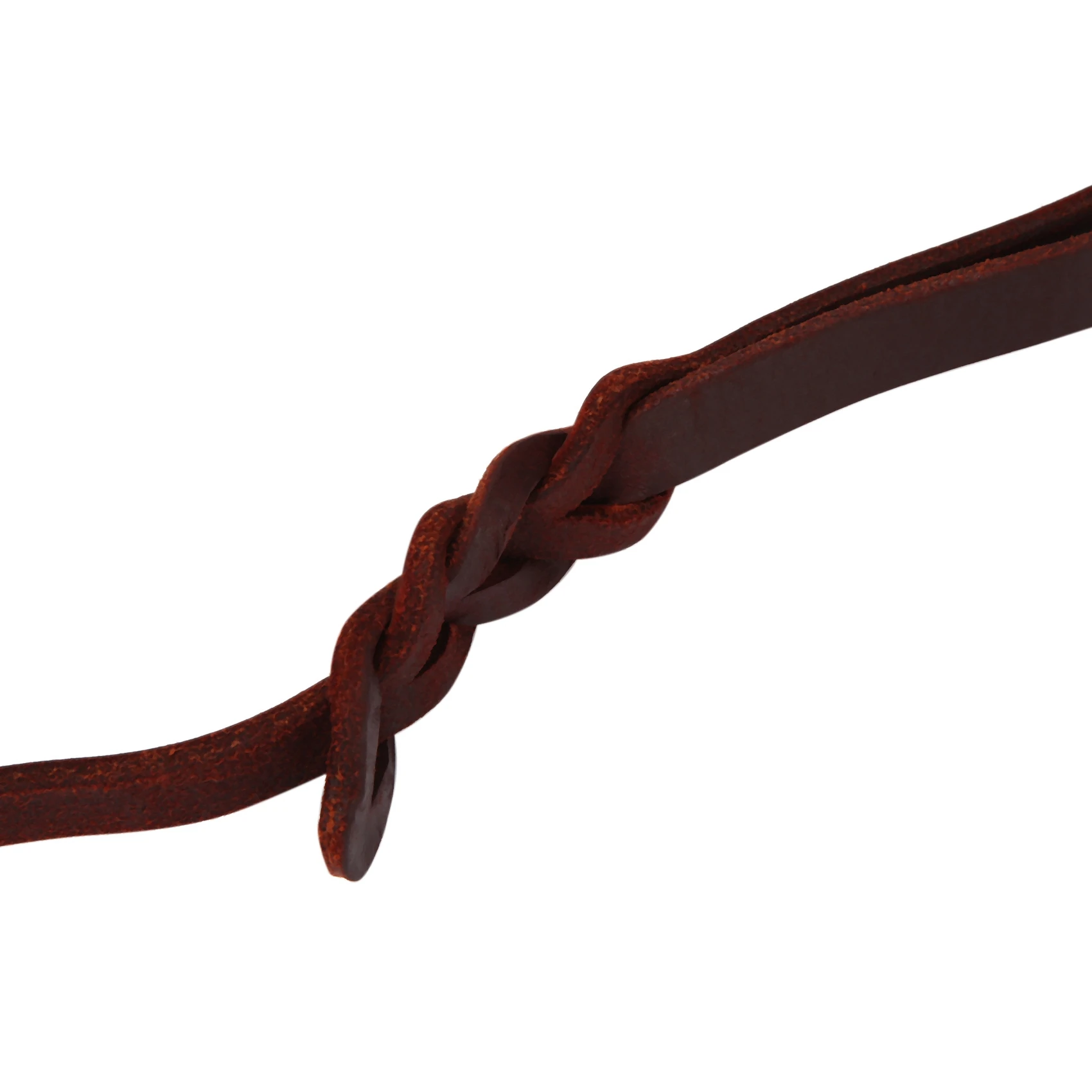 AT29-2X 2M Long Leather Braided Pet Dog Walk Traction Collar Strap Training Leash Lead