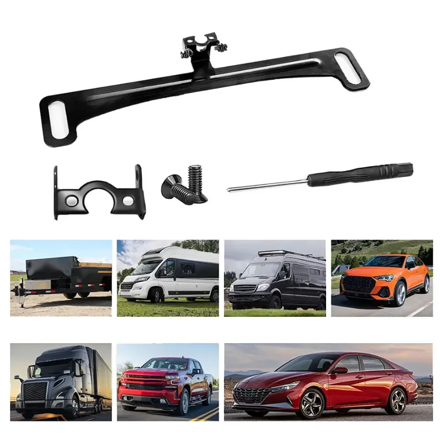 

1Pc Car Dash Cam Mirror Camera License Plate Frame Holder Car Accessories Car Universal Rear View Camera License Plate Bracket