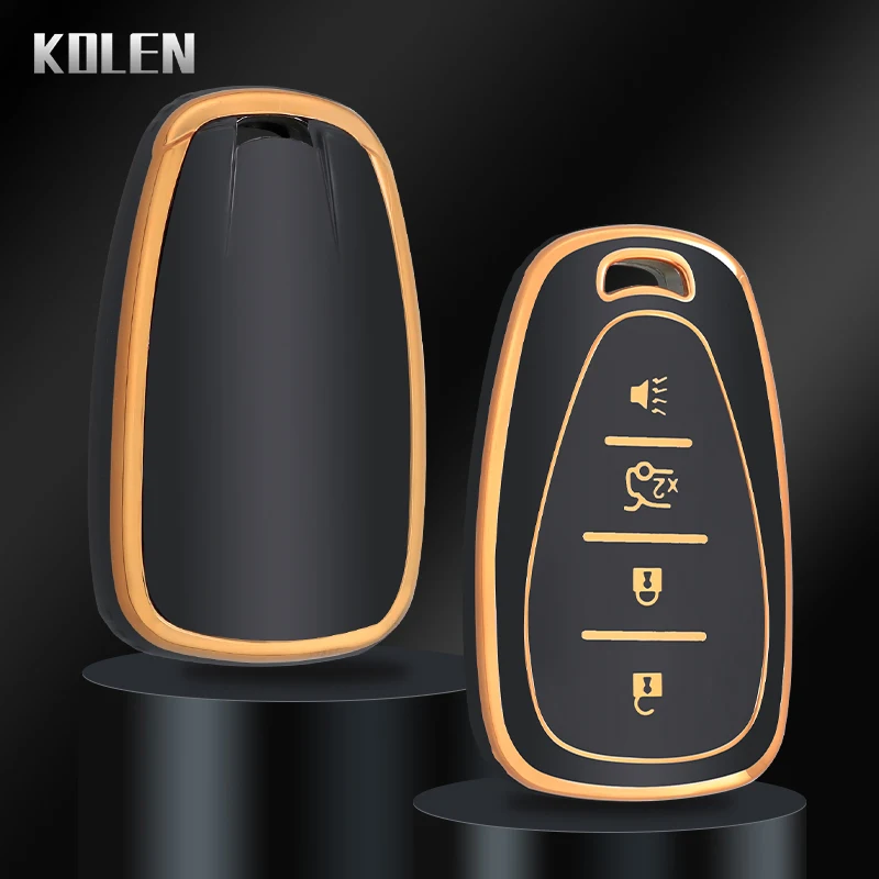 TPU Car Remote Key Case Cover Shell For Chevrolet Chevy Malibu Camaro Cruze Traverse Spark Equinox Sonic Volt Bolt Accessories