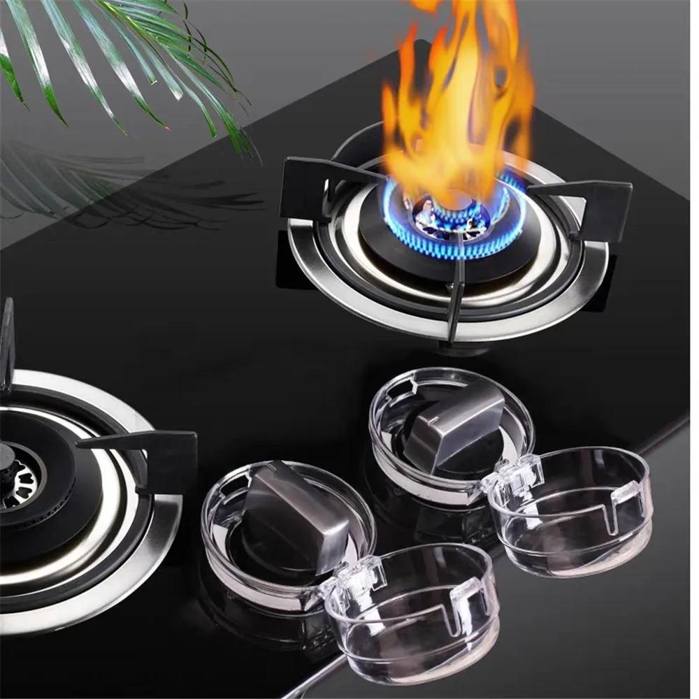 Gas Stove Switch Protection Cover Air Leak Proof Prevent Children From Accidentally Touching Kitchen Gas Knob Case Anti-dirty