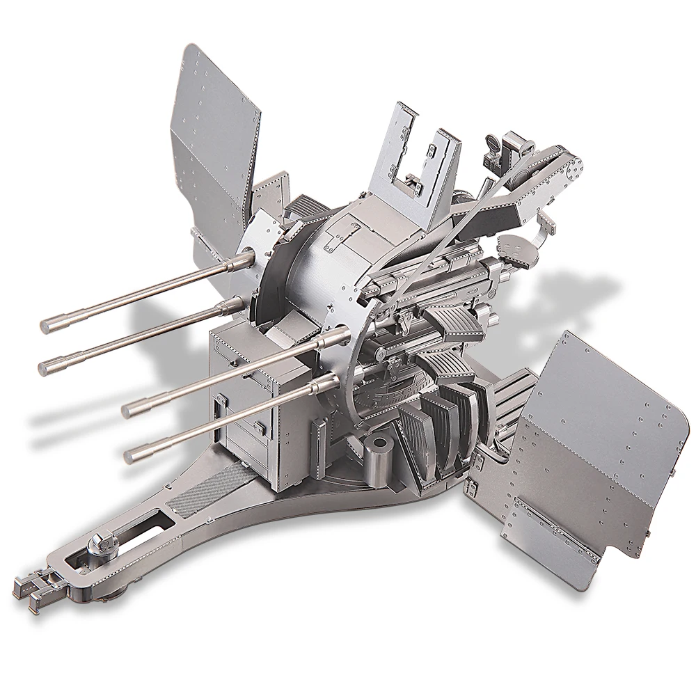 Piececool 3D Metal Model Kits 20MM Flakvierling 38 3D Puzzles for Adult DIY Jigsaw Puzzles Model Best Birthday Gifts Home Decor