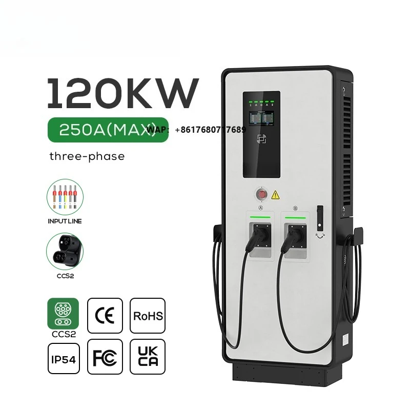 Ovrod Commercial Card Payment Ccs2 Dc Ev Charger Station Electric Car Charger Charging Station Pole for Electric Cars