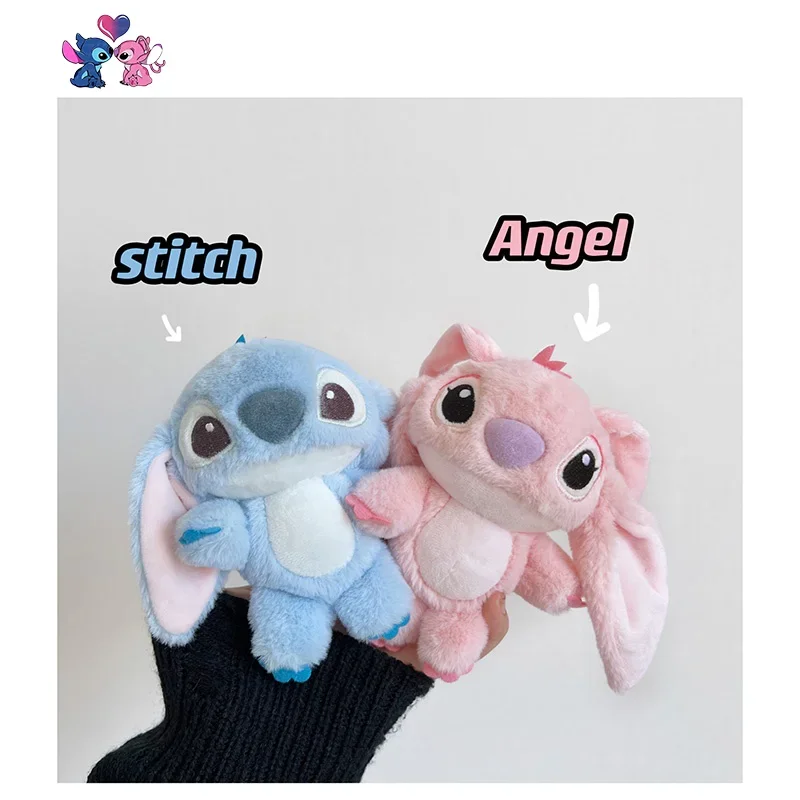 13Cm Disney Stitch Anime Winter Extra Large Plush Pendant Anime Lilo & Stitch Girl's Toy Soft Stuffed Doll Bbirthday Present