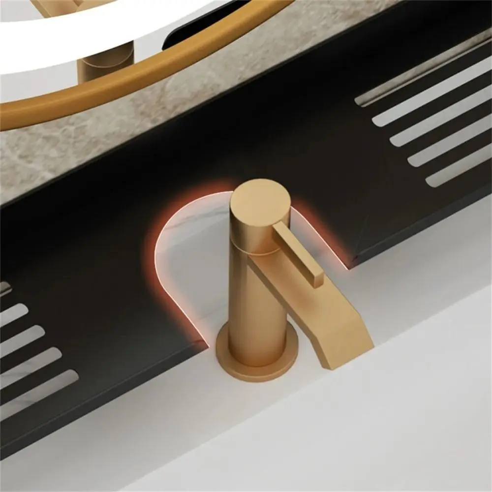 

Простые в установке, нержавеющие полки для ванной комнаты, износостойкие, прочные настенные полки, влагостойкие, долговечные, органайзеры для общежитий.