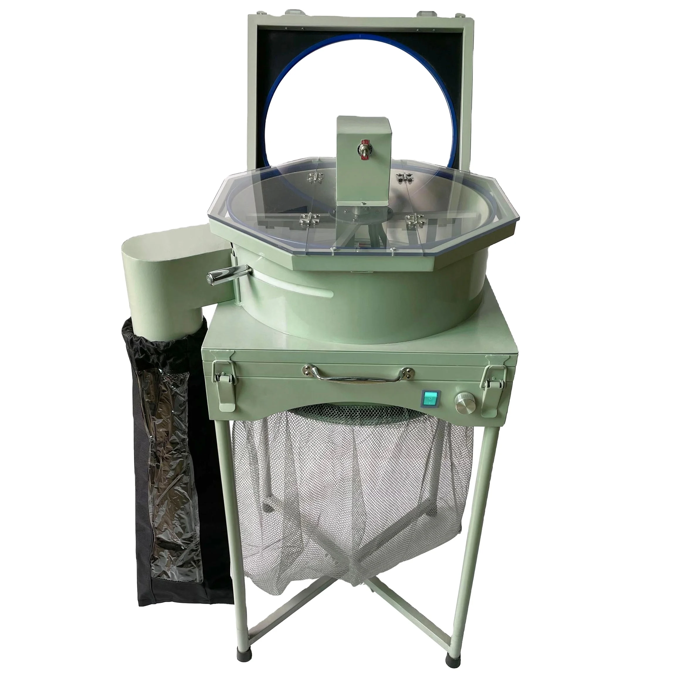 

16/19 Inch Electric Bud Leaf Trimmer with Motor & Gearbox Adjustable Stepless Speed Hydroponic Wet/Dry Trimming