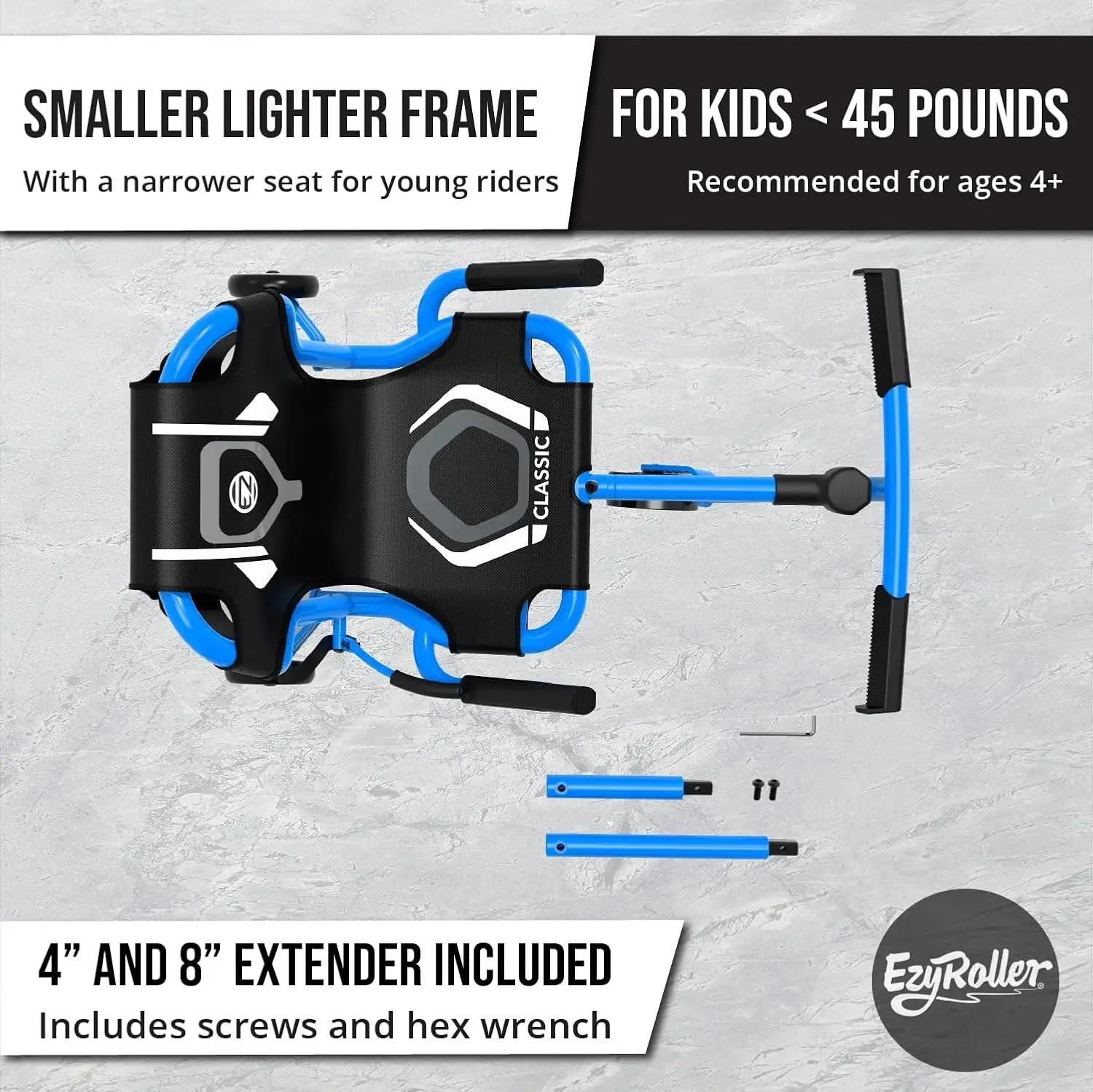 EzyRoller Classic X Ages 4+, 45lbs - 120lbs