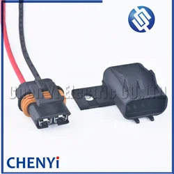 2 Pin Auto waterproof Wire harness Connector High current fuse holder of fuse box 12033769 for Metri-pack 630 Series Fan plug