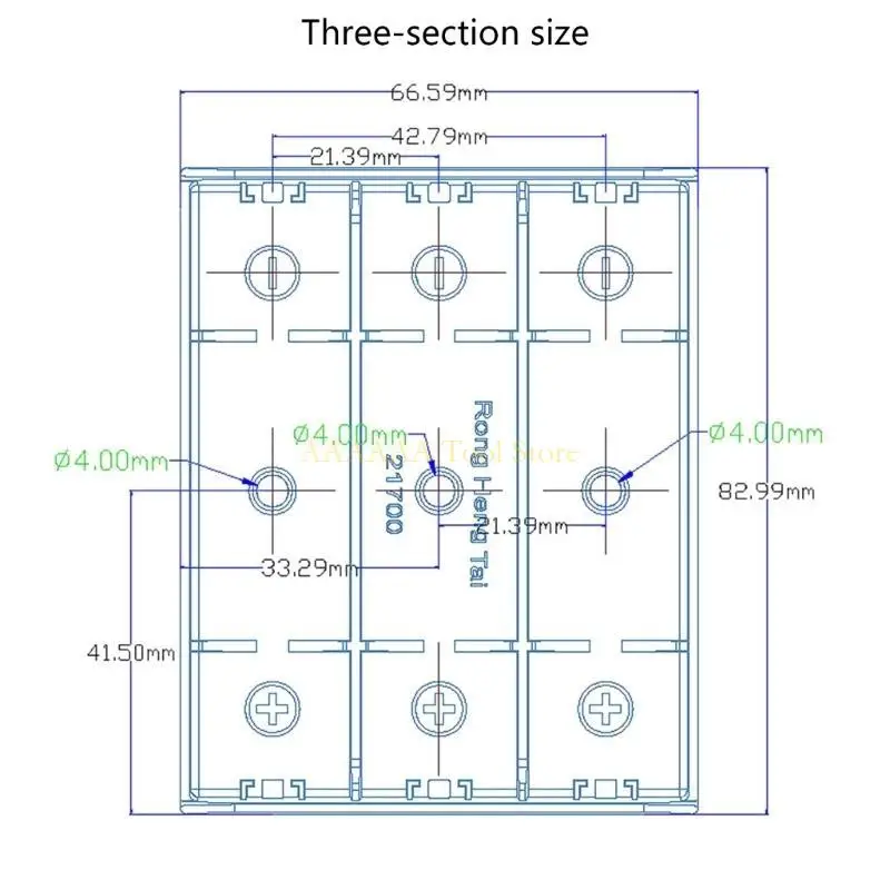 

A2BE DIY Case для 21700 Ящик для хранения 3 4 4PCS Перезаряжаемая батарея для 21700 батарея батарея батареи