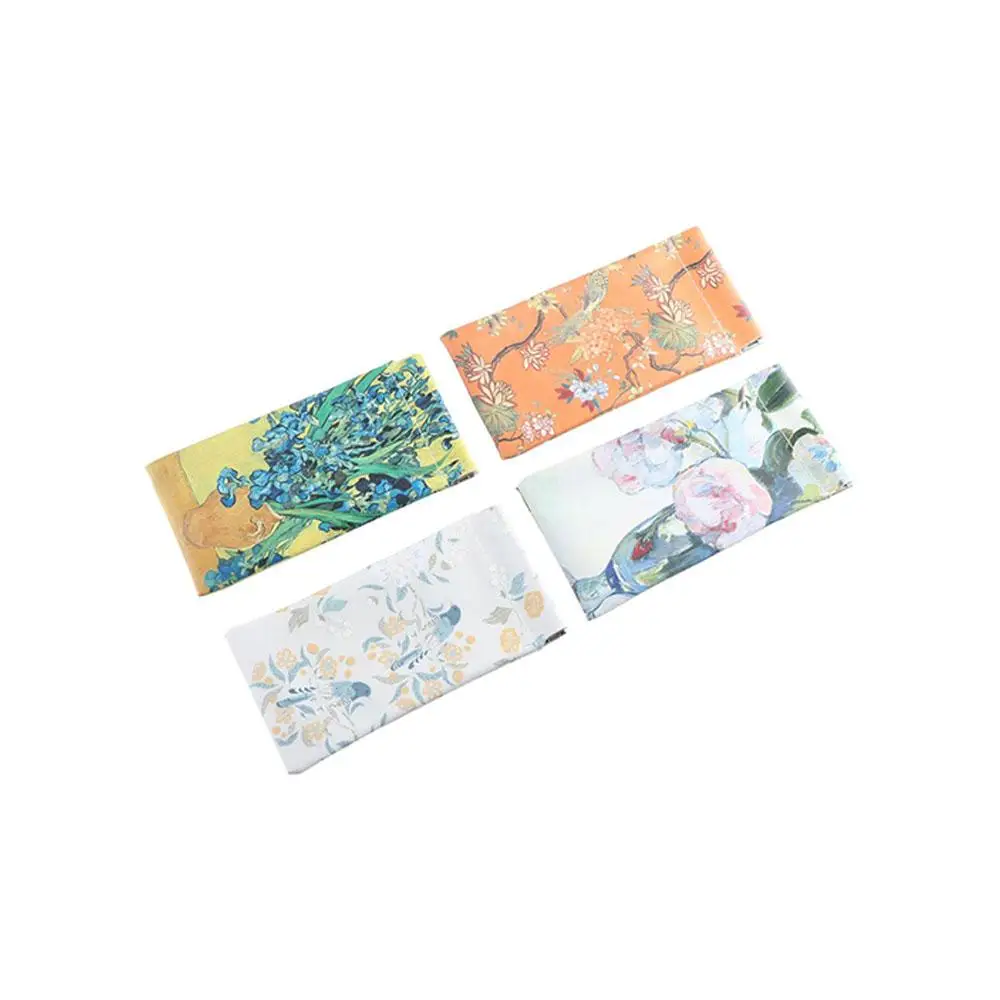 Holder Automatic Closed Leopard Print Oil Painting Jewelry Bag Glasses Case Sunglasses Pouch Eyewear Bag Eyewear Protector Case