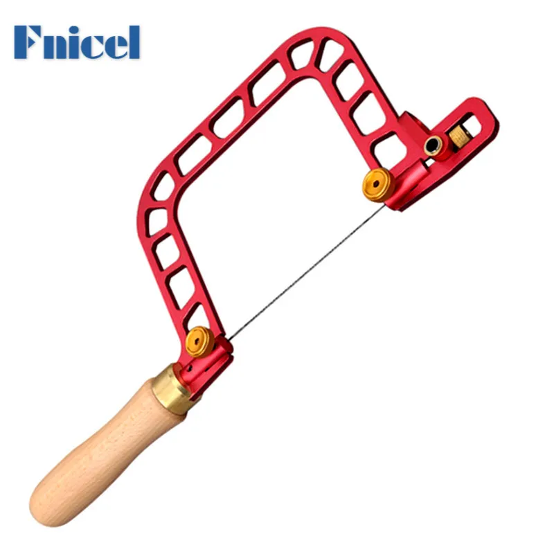 Coping Saw Woodworking Drawing Wire Saw Aluminum Alloy Frame Curve Saw with Diamond Wire for Ceramic Grass Wood Accurate Cutting