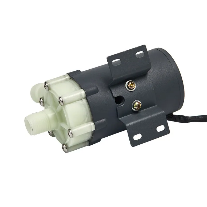 WS-10 series Brushless Magnetic Drive Pump Engineering Plastic 12V/24V High Temp Corrosion Resistant Circulation Pump